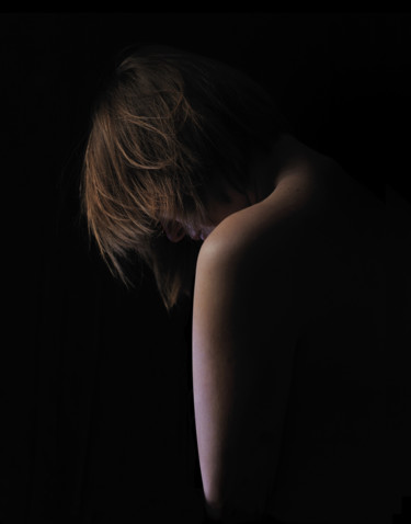 Photographie intitulée "L'épaule" par Pierre Duquoc, Œuvre d'art originale, Photographie numérique