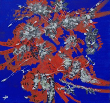 Malerei mit dem Titel "Chaos" von Pierre Ecrepont, Original-Kunstwerk, Acryl