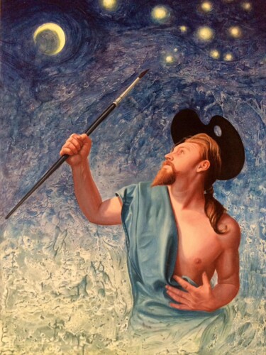 Pintura titulada "L'inaccessible étoi…" por Pierre Emilien Grenier, Obra de arte original, Oleo