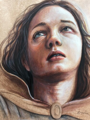 Painting titled "La Jeanne" by Pierre Emilien Grenier, Original Artwork, Acrylic