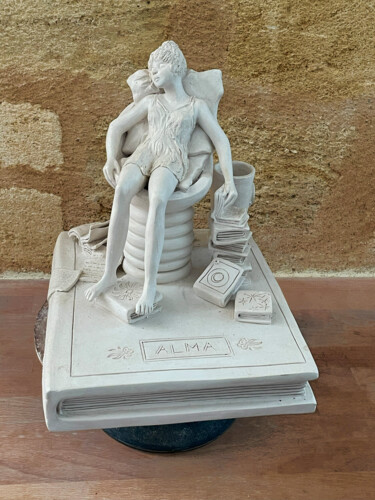 Sculpture titled "ALMA" by Pierre Florence, Original Artwork, Terra cotta