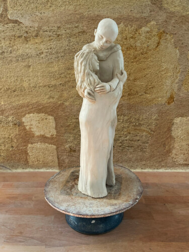 Sculptuur getiteld "ensemble" door Pierre Florence, Origineel Kunstwerk, Terra cotta