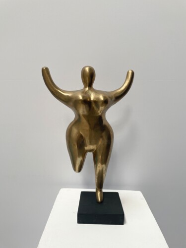 Skulptur mit dem Titel "La Femme" von Pierre Gimenez, Original-Kunstwerk, Bronze