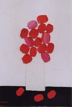 Peinture intitulée "bouquet de roses" par Pierre Gimenez, Œuvre d'art originale