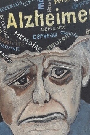 Painting titled "collectionalzheimer…" by Pierre Isaac Gozlan, Original Artwork, Oil
