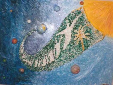 Peinture intitulée "planetes.jpg" par Pierre Isaac Gozlan, Œuvre d'art originale