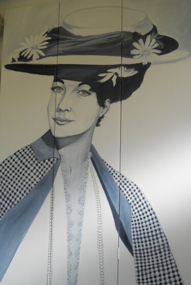 Painting titled "ROMY" by Pierre Isaac Gozlan, Original Artwork