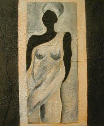 Peinture intitulée "Eve" par Pierre Isaac Gozlan, Œuvre d'art originale