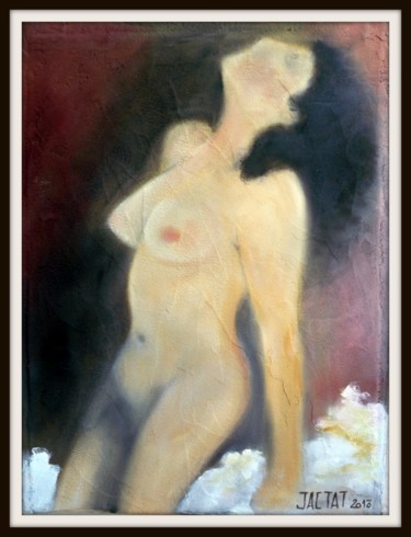 Peinture intitulée "Dolores" par Pierre Jactat, Œuvre d'art originale, Huile