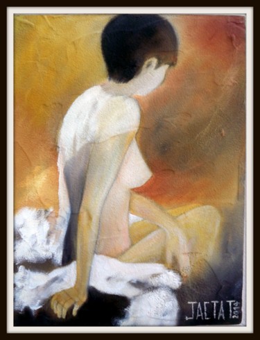 Peinture intitulée "Carmen" par Pierre Jactat, Œuvre d'art originale, Huile