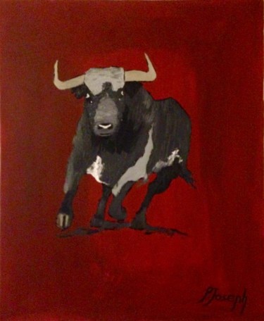 Peinture intitulée "Toro" par Pierre Joseph, Œuvre d'art originale, Huile