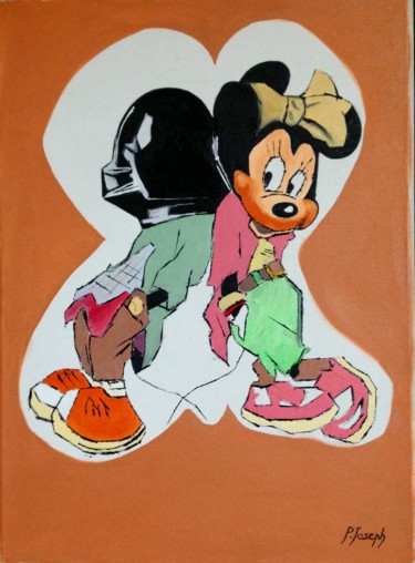 Peinture intitulée "Dark mouse" par Pierre Joseph, Œuvre d'art originale, Huile