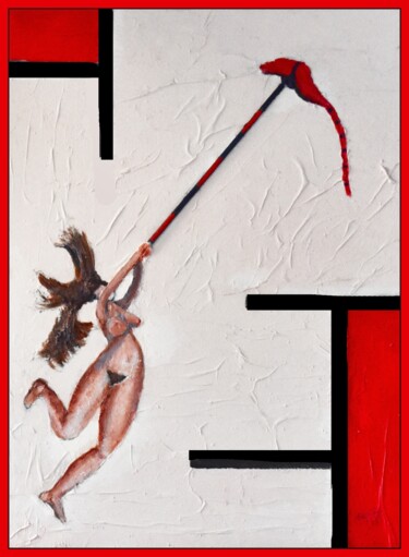 Peinture intitulée "le vent" par Pierre Laurent Tichadou, Œuvre d'art originale, Huile