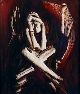 Malerei mit dem Titel "Silence" von Pierre Laurent Tichadou, Original-Kunstwerk, Öl