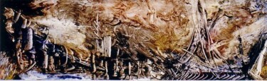 Pittura intitolato "Estuaire" da Pierre Laurent Tichadou, Opera d'arte originale, Olio