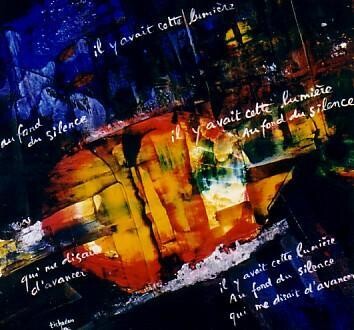 Pittura intitolato "il y avait cette lu…" da Pierre Laurent Tichadou, Opera d'arte originale, Olio