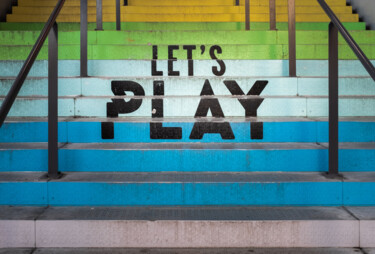 Fotografie getiteld "Let's Play" door Pierre Leccia, Origineel Kunstwerk, Digitale fotografie