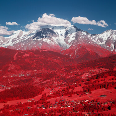 Photographie intitulée "Mont Blanc" par Pierre-Louis Ferrer, Œuvre d'art originale, Photographie numérique