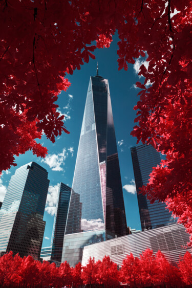 One World Trade Center Fotografia zatytułowany „One World Trade Cen…” autorstwa Pierre-Louis Ferrer, Oryginalna praca, Fotografia cyfrowa