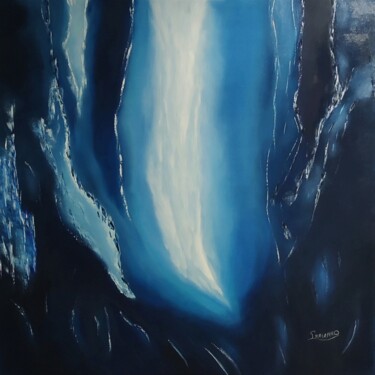 Painting titled "Abysses" by Pierre-Louis Navarro, Original Artwork, Oil