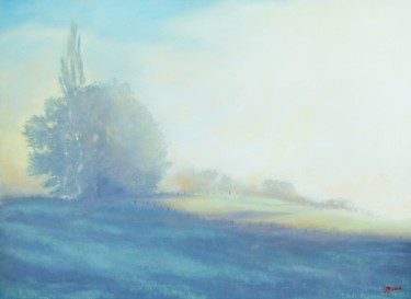 Brume Malerei mit dem Titel "Brume" von Pierre Mallo, Original-Kunstwerk, Öl