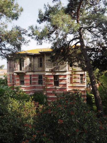 Photographie intitulée "Maison postcolonial…" par Pierre-Marie Berberian, Œuvre d'art originale, Photographie numérique