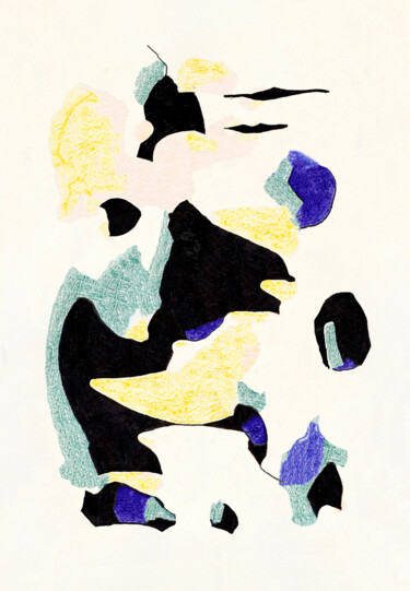 Maboul moons Drawing titled "Maboul moons" by Pierre Martel, Original Art, Pencil