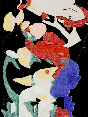 Dessin intitulée "Clion hierarque" par Pierre Martel, Œuvre d'art originale, Crayon