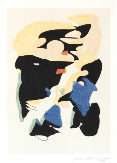 Dessin intitulée "Famas croisette" par Pierre Martel, Œuvre d'art originale, Crayon