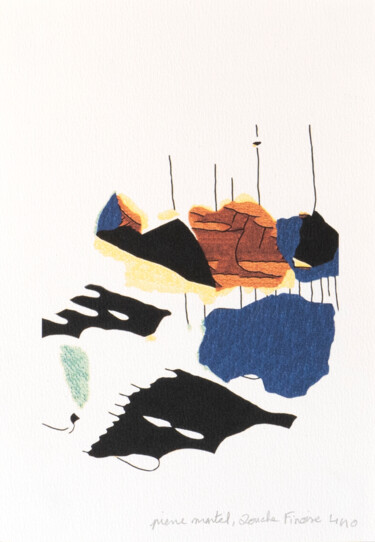 Dessin intitulée "Douche finnoise" par Pierre Martel, Œuvre d'art originale, Crayon