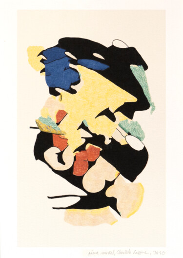 Dessin intitulée "Chantale lagune" par Pierre Martel, Œuvre d'art originale, Crayon