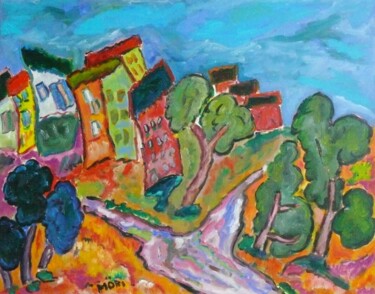 Painting titled "En Provence" by Pierre Mori, Original Artwork, Oil