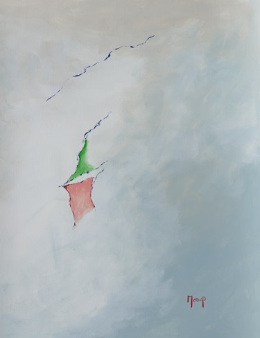 Painting titled "At-1105" by Pierre Morice, Original Artwork, Acrylic