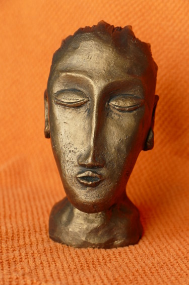 Sculpture titled "tête de femme" by Pierre Morice, Original Artwork