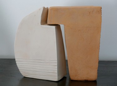 Sculpture titled "couple 888" by Pierre Morice, Original Artwork, Ceramics