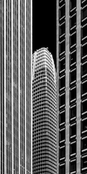 San Francisco - Elevation Dark Sky 09 Photographie intitulée "San Francisco - Ele…" par Pierre Nadler, Œuvre d'art originale, Photographie numérique Monté sur Aut…