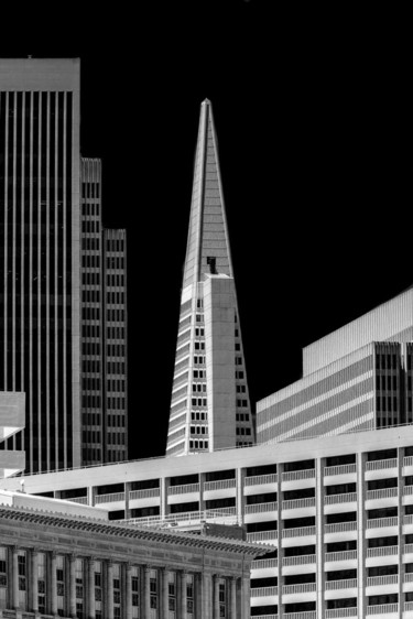 Fotografie getiteld "San Francisco - Ele…" door Pierre Nadler, Origineel Kunstwerk, Digitale fotografie Gemonteerd op Andere…