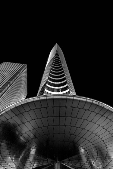 Photography titled "La Défense : Elevat…" by Pierre Nadler, Original Artwork, Digital Photography Mounted on Other rigid pan…