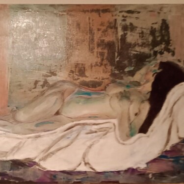 Peinture intitulée "Nude" par Omega Pierre, Œuvre d'art originale, Acrylique