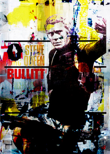 Painting titled "bullit-aplat-web.jpg" by Pierre Olié, Original Artwork