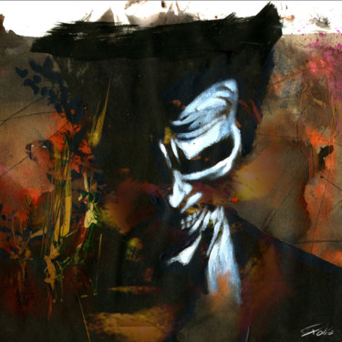 绘画 标题为“THE JOKER” 由Pierre Olié, 原创艺术品, 油