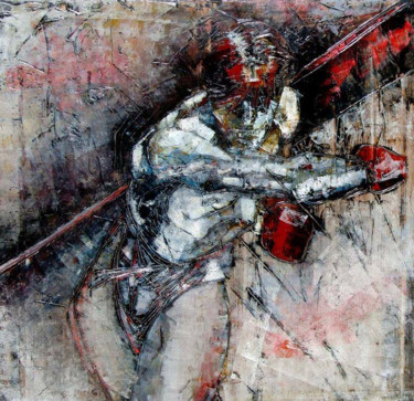 Pittura intitolato "THE BOXING RING" da Pierre Olié, Opera d'arte originale, Acrilico