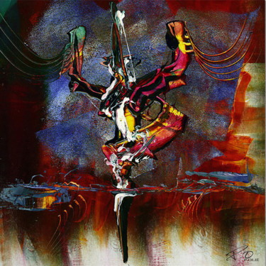 Картина под названием "SYMPHONIE MANUE" - Pierre Olié, Подлинное произведение искусства, Масло