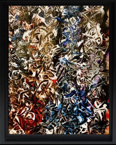 Peinture intitulée "Mixed media form" par Pierre Olié, Œuvre d'art originale, Impression numérique