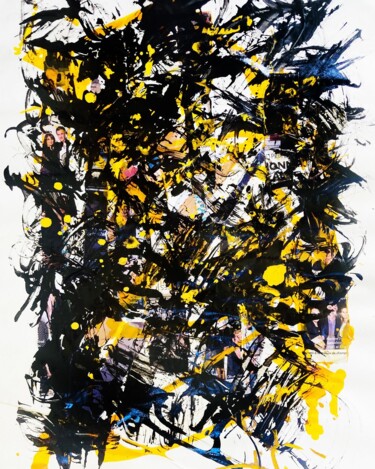Gravures & estampes intitulée "Cally yelloww" par Pierre Olié, Œuvre d'art originale, Impression numérique
