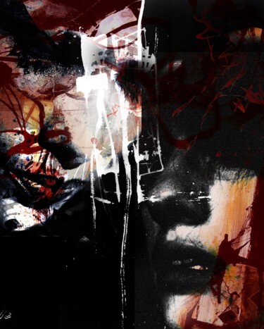 Картина под названием ""shadow5"" - Pierre Olié, Подлинное произведение искусства, Шелкография