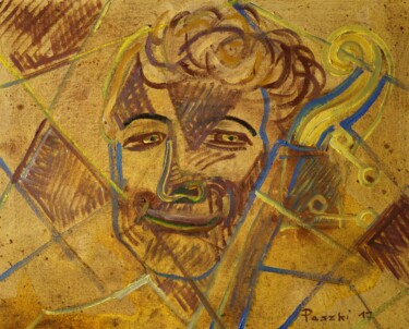 Malerei mit dem Titel "Le vent tourne" von Pierre Paszkowski, Original-Kunstwerk, Öl