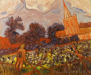 Peinture intitulée "Saint-Jans" par Pierre Paszkowski, Œuvre d'art originale, Huile