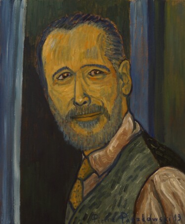 Painting titled "Theo" by Pierre Paszkowski, Original Artwork, Oil