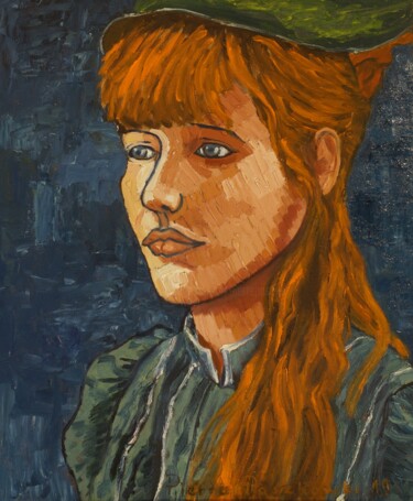 Peinture intitulée "Marguerite" par Pierre Paszkowski, Œuvre d'art originale, Huile
